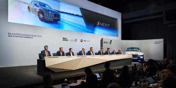 Bilanzpressekonferenz der BMW Group am 20. März 2019 in der BMW Welt in München. 