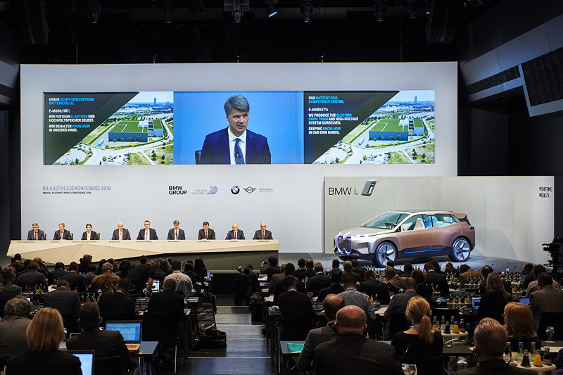 Bilanzpressekonferenz der BMW Group am 20. Mrz 2019 in der BMW Welt in Mnchen