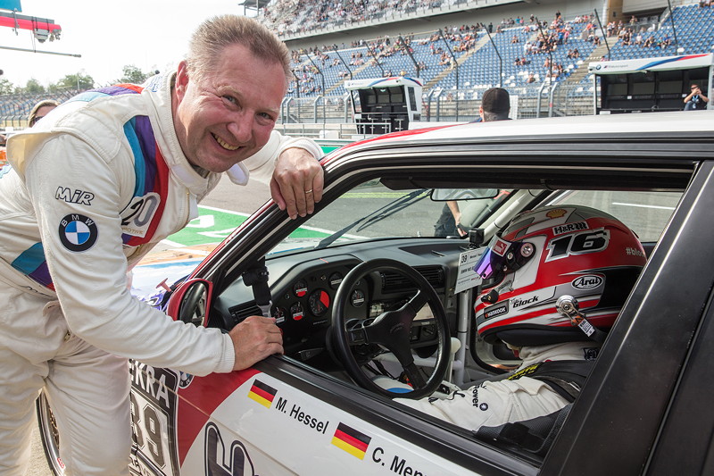 Lausitzring, DTM, 23.- 25.08.2019. BMW Werksfahrer Timo Glock. BMW M3 E30.
