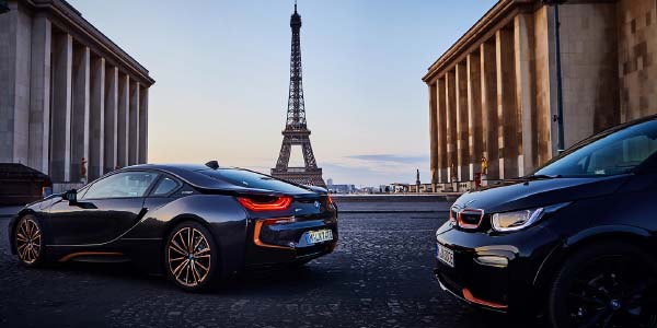 BMW i3s Edition RoadStyle und BMW i8 Coupe in der Ultimate Sophisto Edition