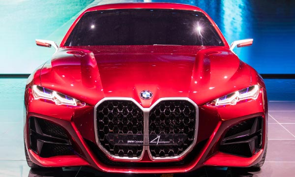 Weltpremiere auf der IAA 2019: das BMW Concept mit auffällig großer Niere