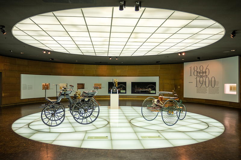 Mercedes-Benz Museum Stuttgart, Mythos 1: Pioniere
