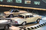 Mercedes-Benz 220 S, 6-Zylinder-Motor, 2.195 ccm Hubraum, 110 PS bei 5.000 U/Min., vmax: 165 km/h, Bauzeit: 1959-1965, Stückzahl: 161.119.