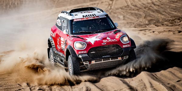 Rallye Dakar 2019, Etappe 10, Boris Garafulic (CHL), Filipe Palmeiro (POR) - MINI John Cooper Works Rally - X-raid MINI John Cooper Works Rally Team, #321