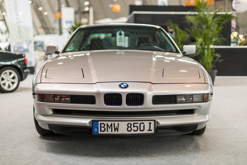 BMW 850i (E31), ausgestellt vom BMW 8series Club e.V. auf der Retro Classics in Stuttgart