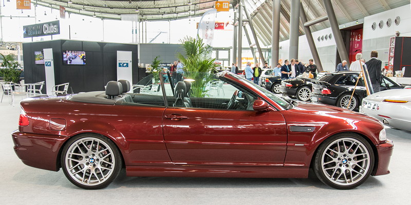 BMW M3 Cabrio (E46/C) von Dieter Riexinger, ausgestellt vom BMW 3er Club auf der Retro Classics 2019 in Stuttgart