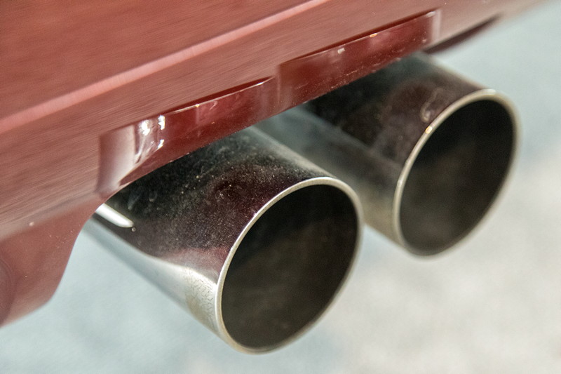 BMW M3 Cabrio, Doppel-Auspuff-Endrohre