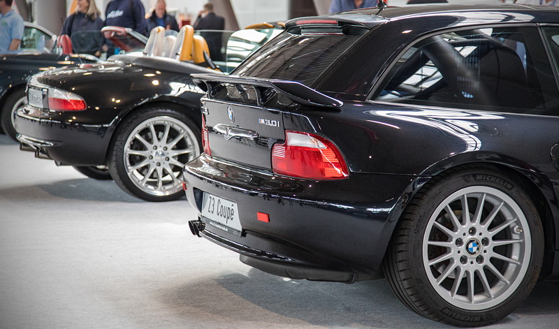 BMW Z3 Coup 3.0i neben dem BMW Z3 M roadster