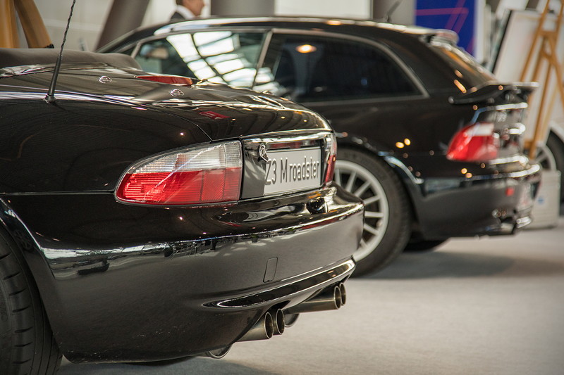 BMW Z3 M roadster in einer Reihe mit dem BMW Z3 Coup 3.0i