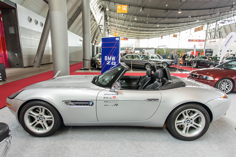 BMW Z8 in titansilber metallic, einst 235.000 Euro teuer (Basispreis), heute ein Vielfaches wert