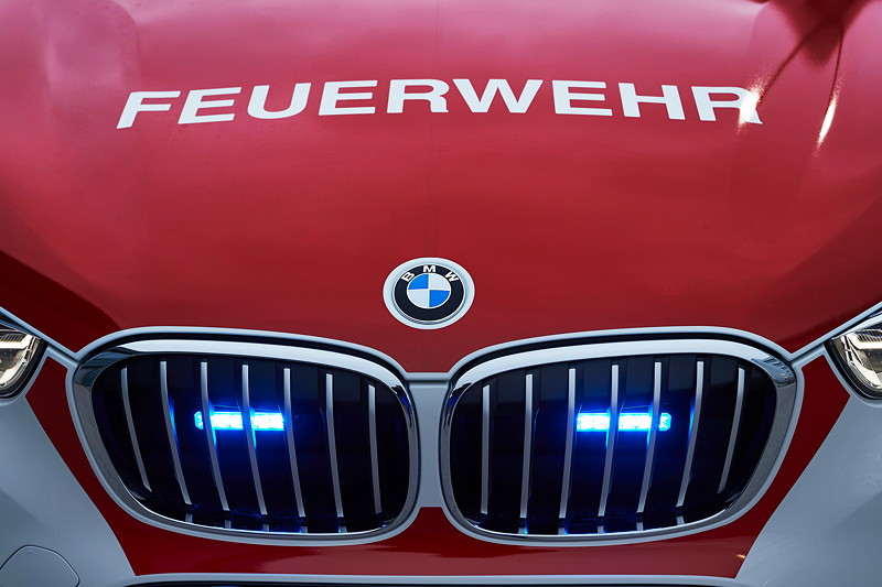 Der BMW X1 als Feuerwehrkommandowagen 