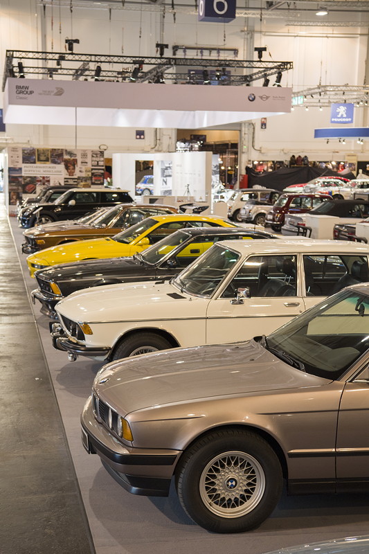 BMW Group Classic Messestand, Techno Classica 2019: BMW Clubfahrzeuge.