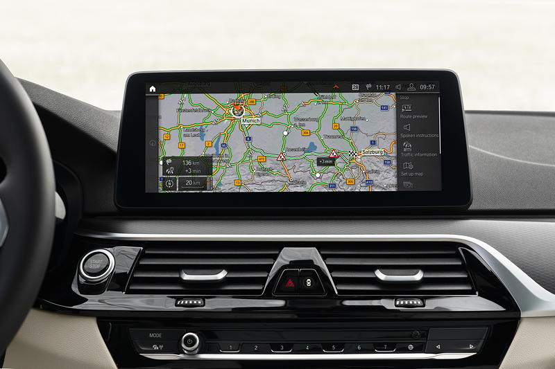 Die neue BMW 5er Reihe, BMW Maps 