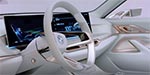 BMW Concept i4, Lenkrad und neuer Curved Screen