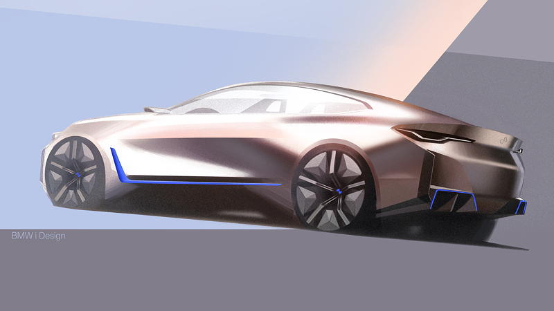BMW Concept i4, Designskizze