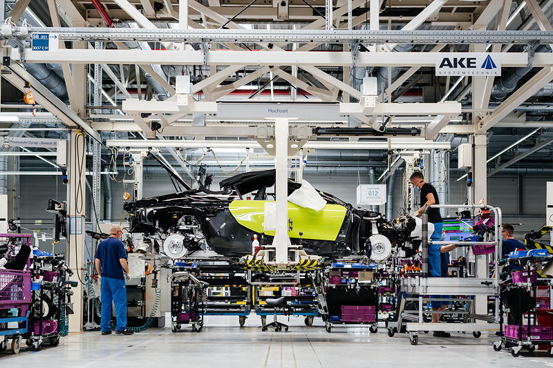 Die letzten achtzehn BMW i8, Montage im BMW Group Werk Leipzig