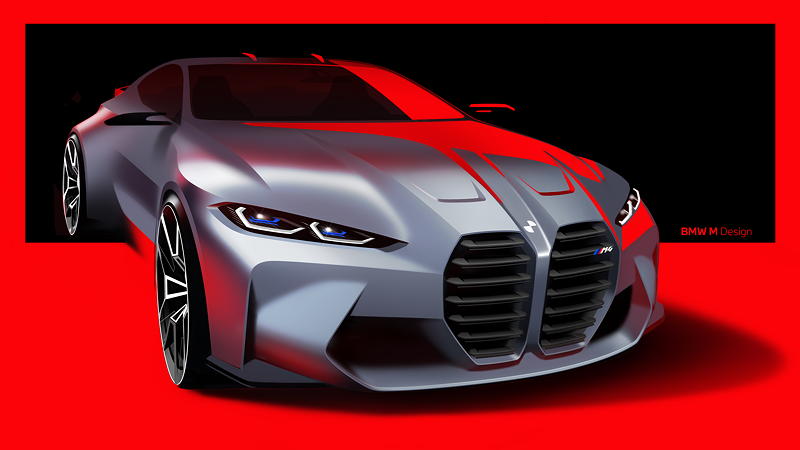 Das neue BMW M4 Coup� - Design Skizze