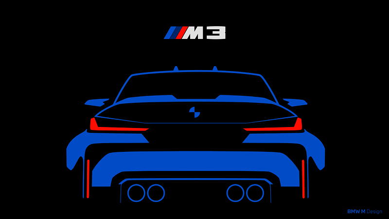 Die neue BMW M3 Limousine - Design Skizze