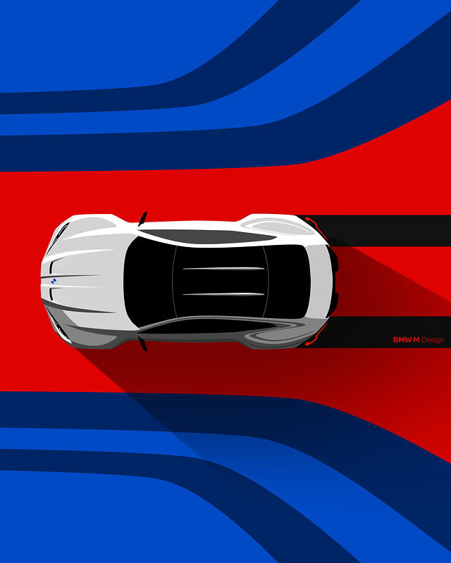 Die neue BMW M3 Limousine und das neue BMW M4 Coup� - Design Skizze