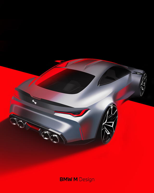 Das neue BMW M4 Coup� - Design Skizze