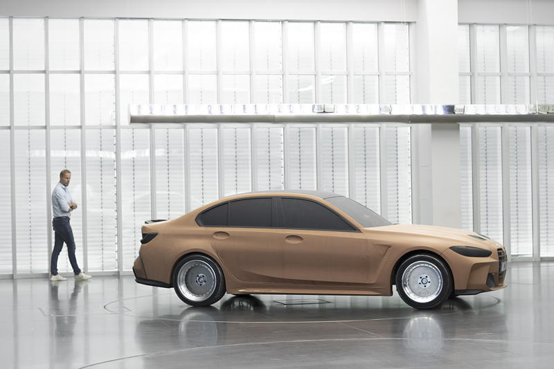 Die neue BMW M3 Limousine und das neue BMW M4 Coup - Designprozess, Clay-Modell