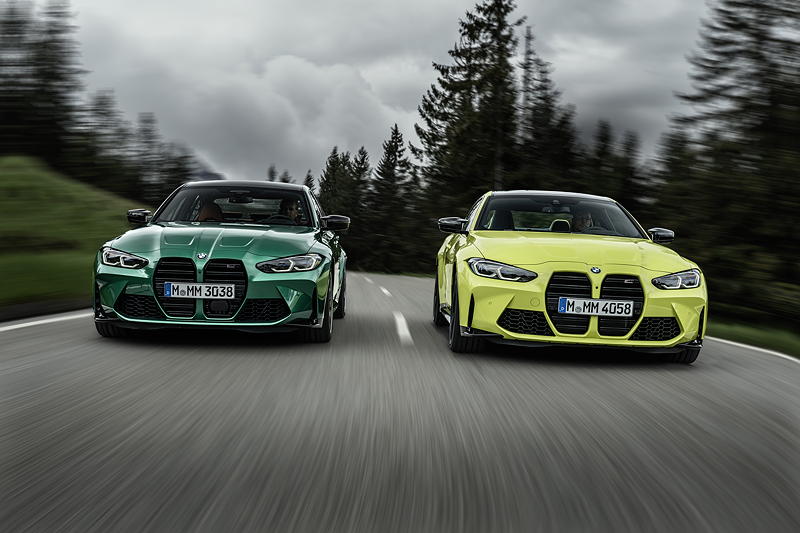 BMW M3 Competiton Limousine und BMW M4 Competition Coup�