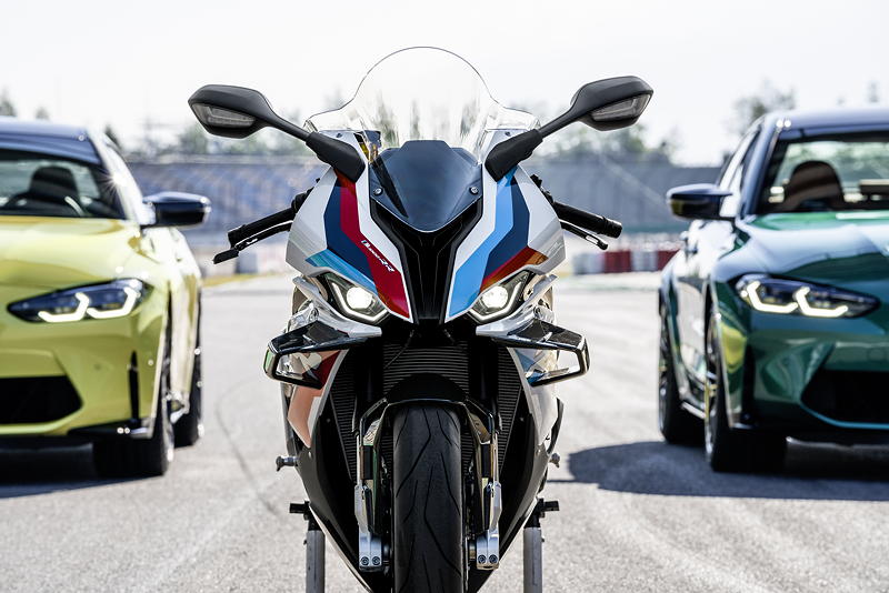 BMW M3 Competition Limousine, BMW M4 Competition Coup� und BMW M 1000 RR.