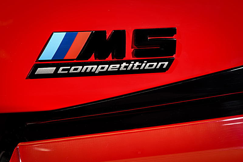 BMW M5 Competition, Typ-Bezeichnung auf der Heckklappe