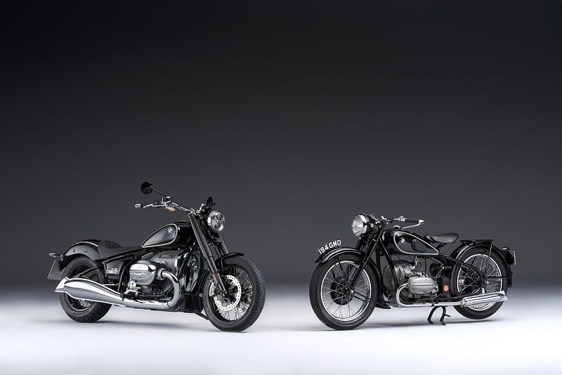 BMW R 18 und BMW R5.