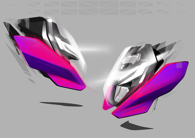 BMW S 1000 R, Designskizze