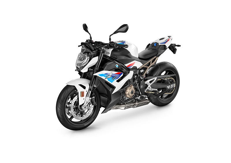 BMW S 1000 R, in M Motorsport Lackierung in der Grundfarbe Lightwhite uni. 