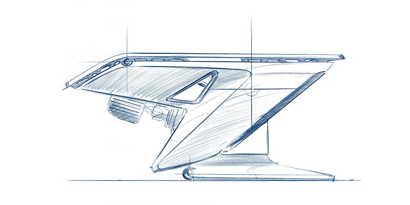 BMW SIM Live Event, Show, Skizze.