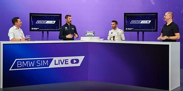 05.12.2020. BMW SIM Live, Event, Show, BMW Welt, Ben Constanduros, Martin Tomczyk, Philipp Eng, Rudolf Dittrich.
