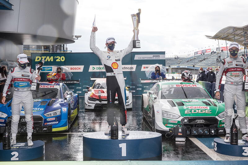 Assen (NED), 06.09.2020. DTM Rennen 8, Sieger Sheldon van der Linde (RSA), BMW Team RBM, #31 Shell BMW M4 DTM.