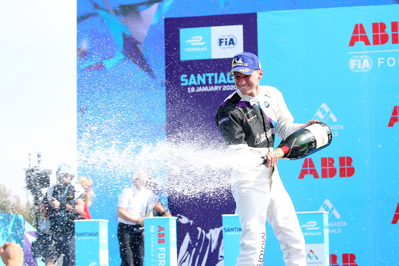 Santiago de Chile (CHL), 16.-18.01.2020. ABB FIA Formula E Championship, Saison 6, Gewinner Maximilian Gnther (GER), BMW iFE.20 Nr. 28.