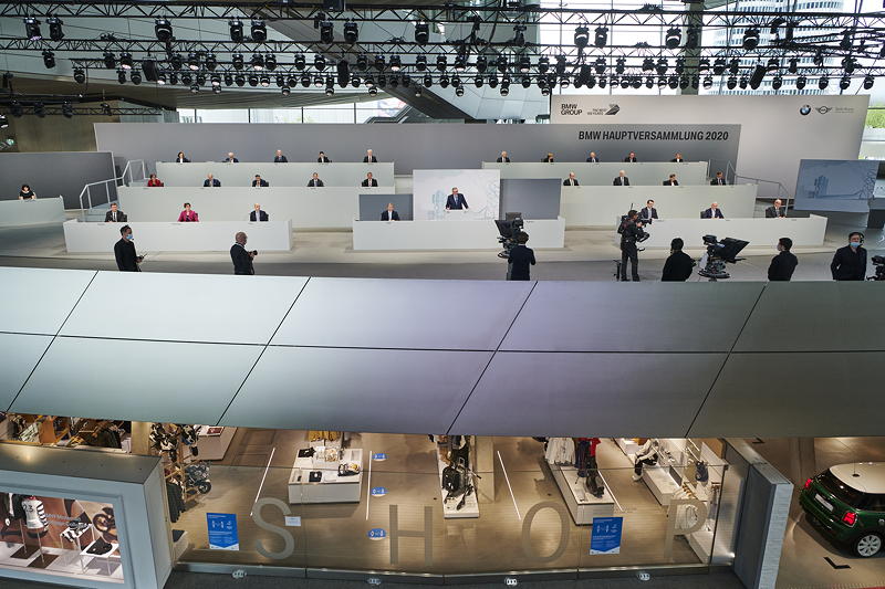 100. ordentliche Hauptversammlung der BMW AG am 14. Mai 2020 in M�nchen (erste rein virtuelle HV).