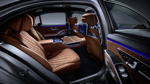 Mercedes-Benz S-Klasse, Exterieur: Hightechsilber, Interieur: Leder Nappa Sienabraun.