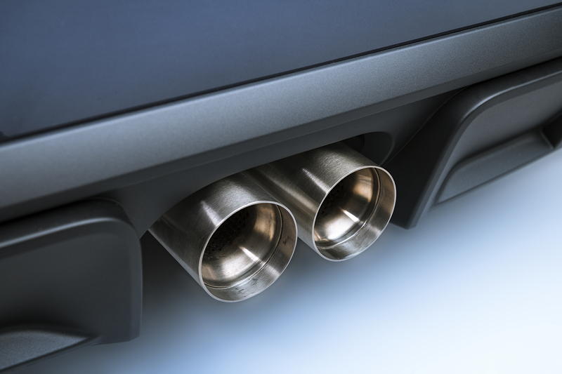 MINI John Cooper Works GP, blanke Edelstahl-Doppelendrohre