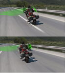 BMW Motorrad ACC Sensorbereich