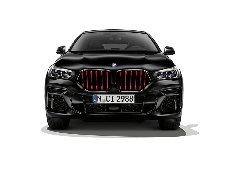 BMW X6 Edition Black Vermilion, Studio Artwork.