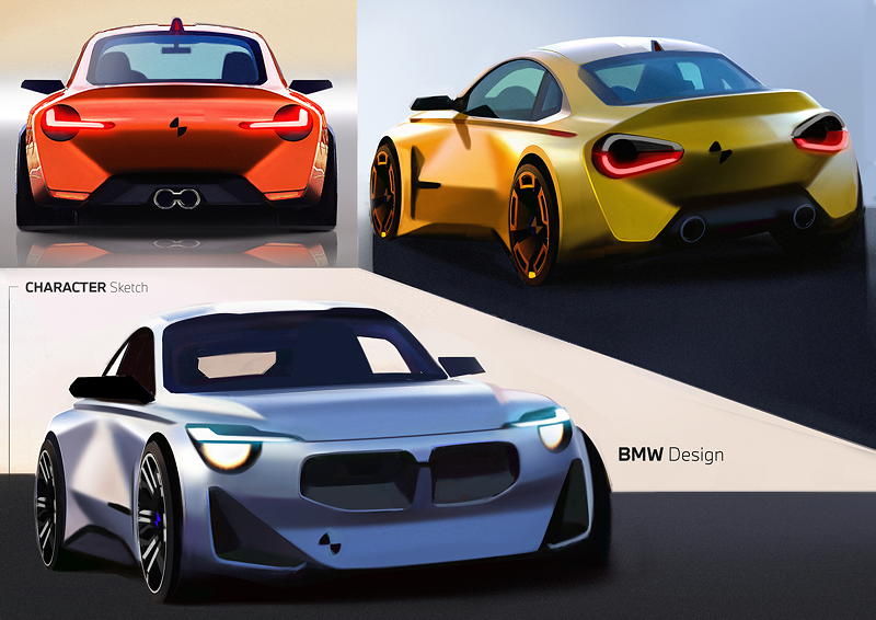 BMW 2er Coup� - Designskizze