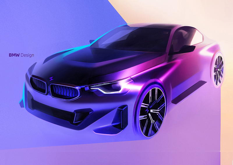BMW 2er Coup - Designskizze