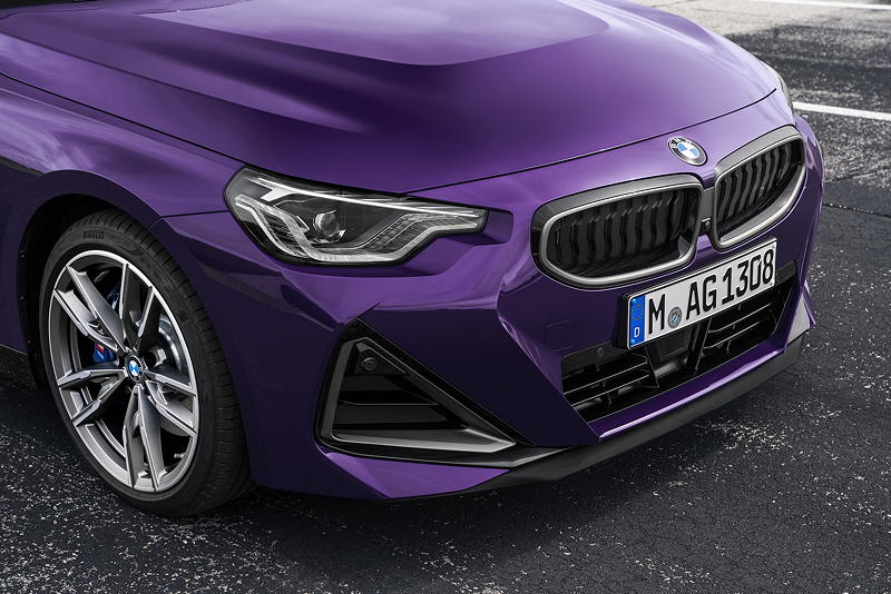 Das neue BMW M240i xDrive Coup, Thundernight Metallic, 19 Zoll Rad Styling 792M Bicolor