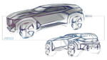 BMW Concept XM, Designskizze