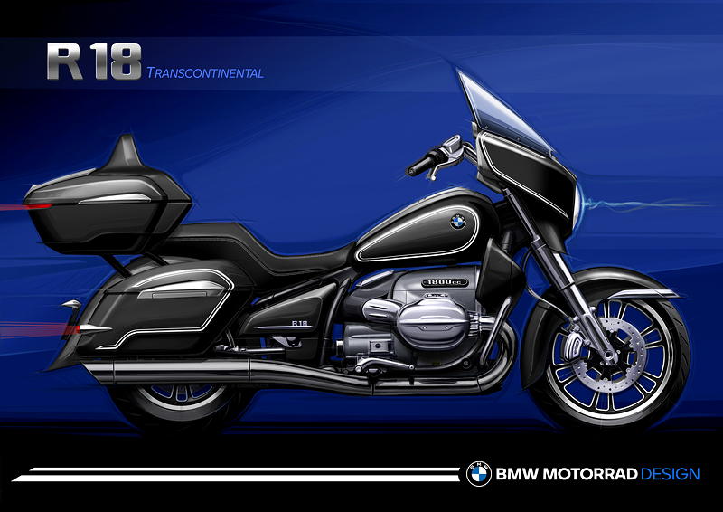 Die neue BMW R 18 B und R 18 Transcontinental. Designprozess.