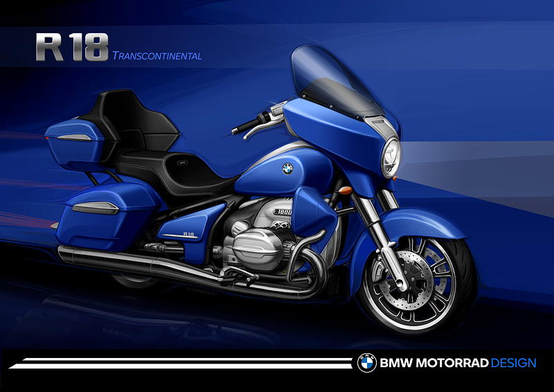 Die neue BMW R 18 B und R 18 Transcontinental. Designprozess.
