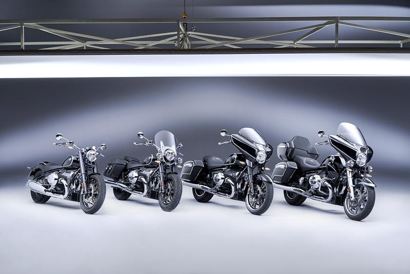 Die BMW R 18 Familie. R 18, R 18 Classic, R 18 B und R 18 Transcontinental.