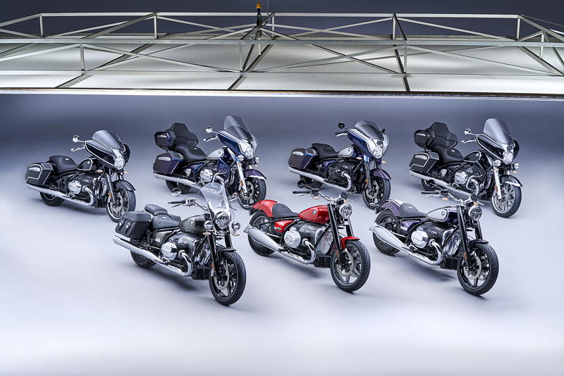 Die BMW R 18 Familie. R 18, R 18 Classic, R 18 B und R 18 Transcontinental.