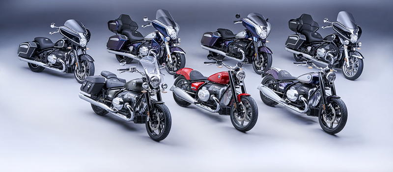 Die BMW R 18 Familie. R 18, R 18 Classic, R 18 B und R 18 Transcontinental.