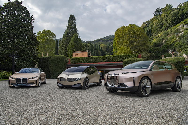 Concorso d'Eleganza Villa d'Este 2021: BMW Concept i4, BMW i Vision Circular und BMW iNext